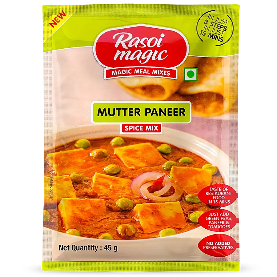 Rasoi Magic Mutter Paneer Masala (50g  1.76Oz)