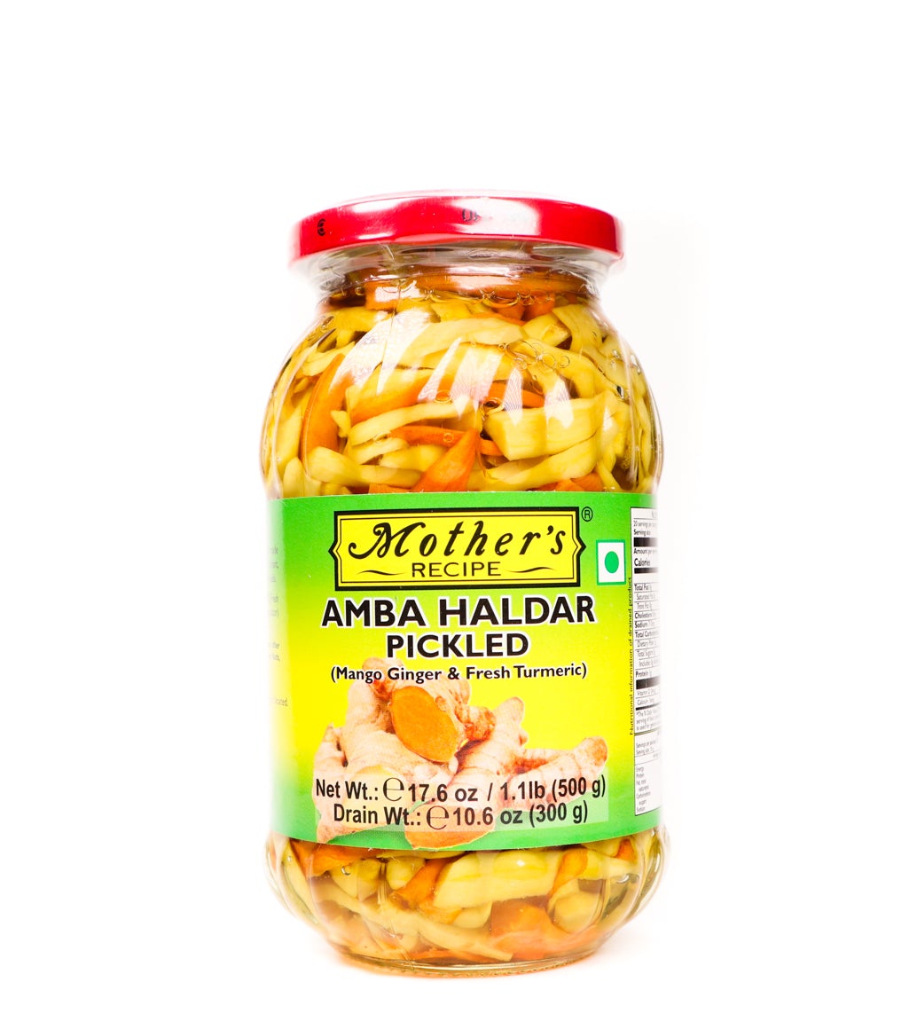Mothers Amba Haldar Pickle [Mango Ginger And Fresh Turmeric] (500G 1.1Lb)