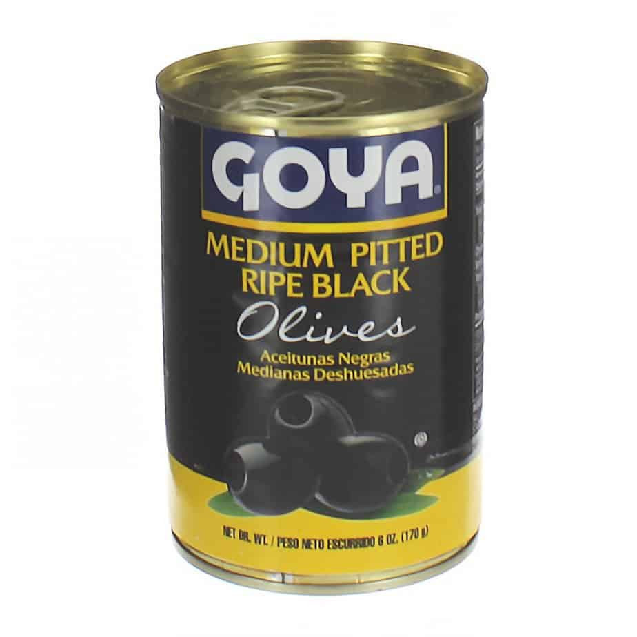 Goya Medium Pitted Ripe Black (180ml  6Oz)