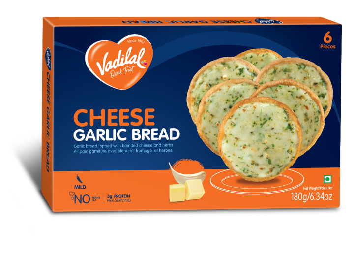 Vadilal Cheese Garlic Bread  6 Pcs (180g  6.34Oz)