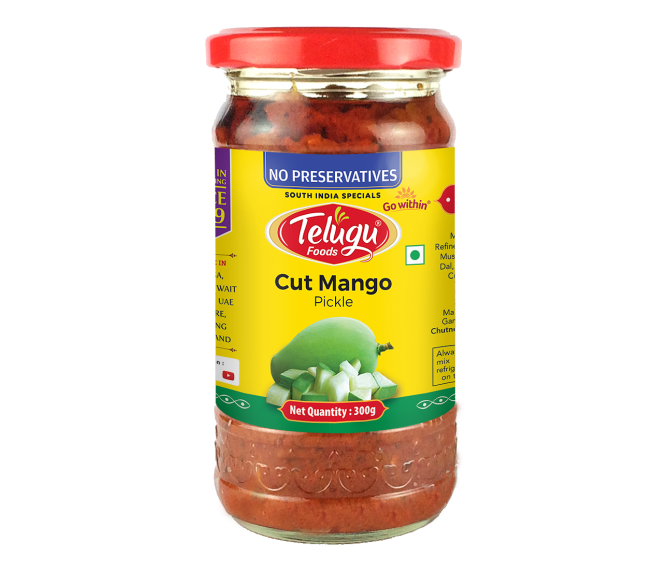Telugu Cut Mango Without Garlic (300G  10.58Oz)