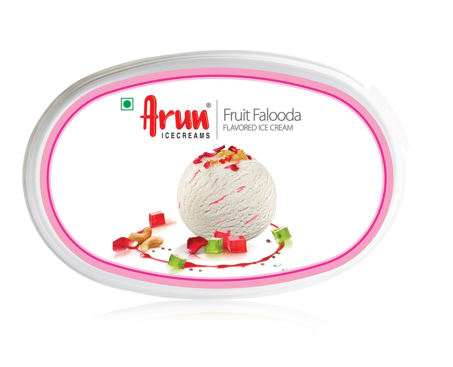 Arun Fruit Faluda Ice Cream Tub (1LTR)