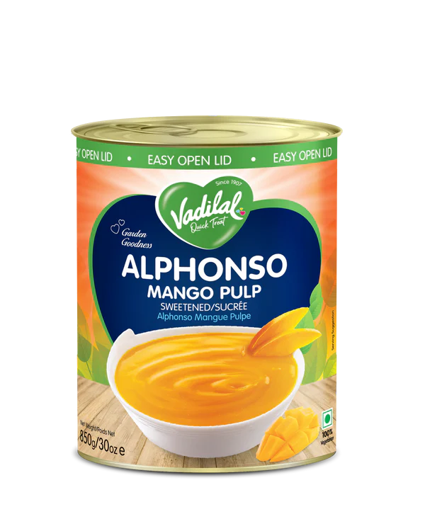 Vadilal Alphonso Mango Pulp (1kg  35.27Oz)