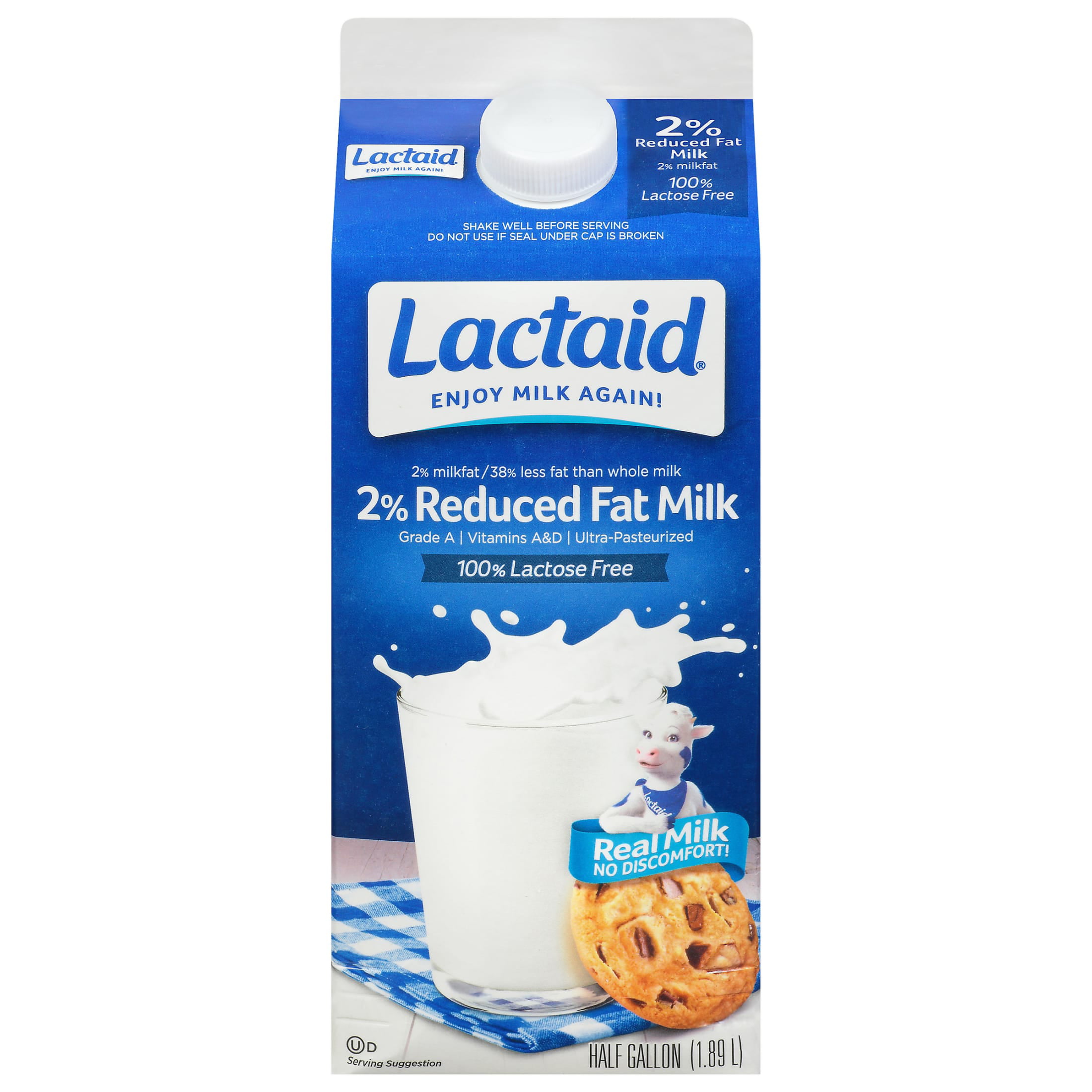 Lactaid 2% Reduced Fat Milk (64 oz  1.89L)