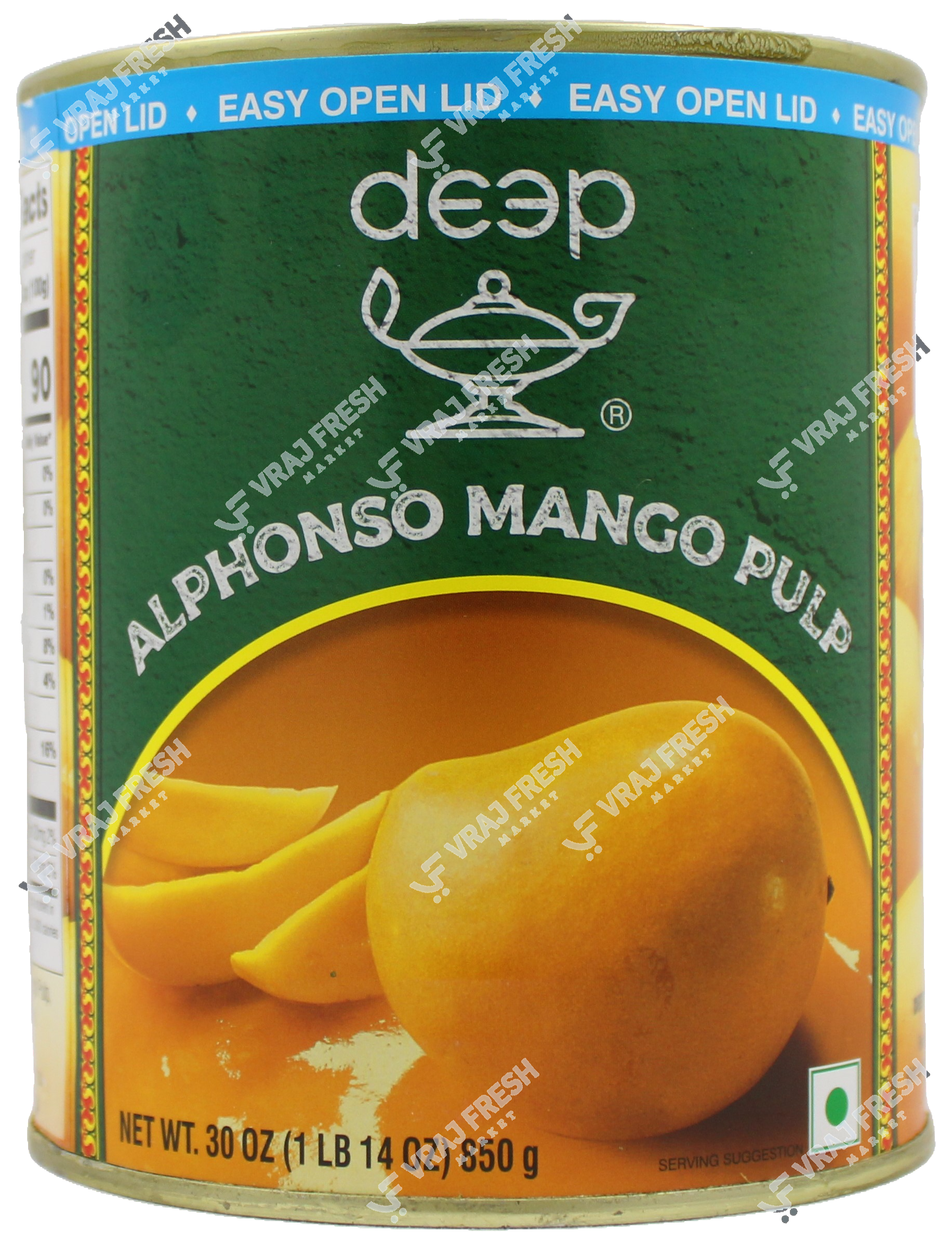 Deep Alphonso Mango Pulp (850g  29.98Oz)