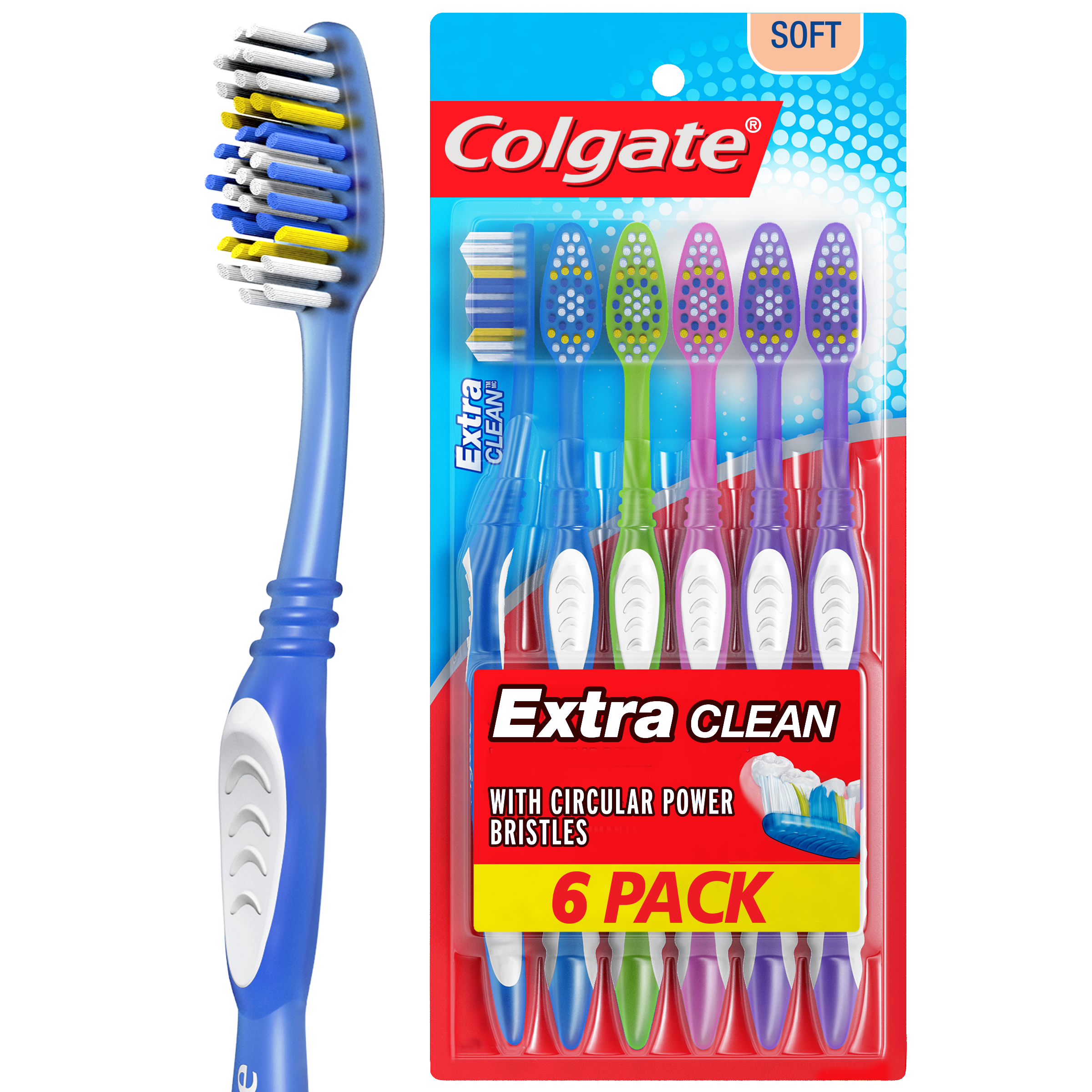 Colgate Soft Toothbrush (6 Pack)