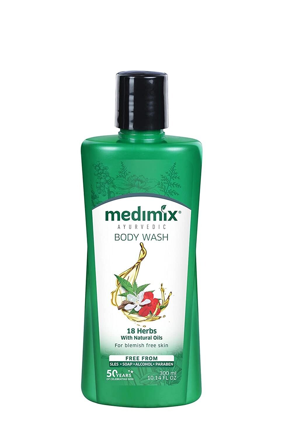 Medimix Ayurvedic Body Wash (18 Herbs) (300ml  10.14Oz)