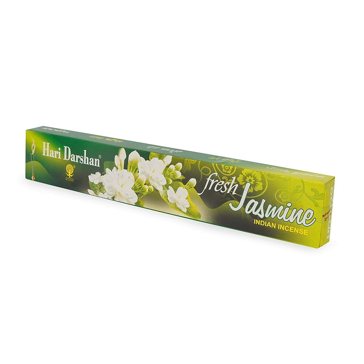 Hari Darshan Jasmine Incense Sticks (6 Pack X 18g)