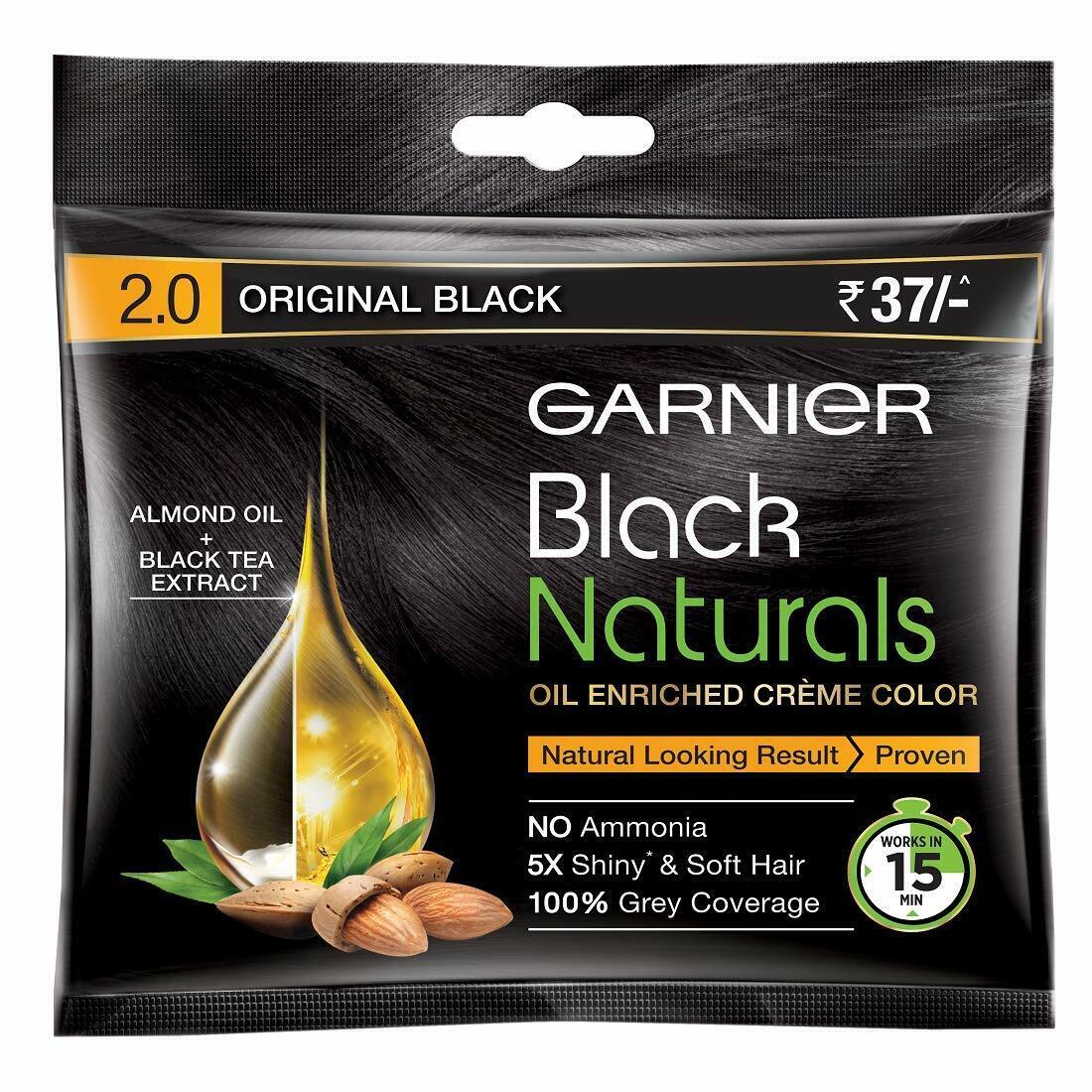 Garnier Natural Black Color (20G+20ml)