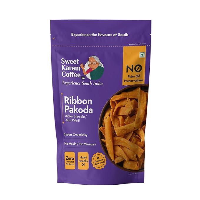 Sweet Karam Coffee Ribbon Pakoda (180g 6.3oz)