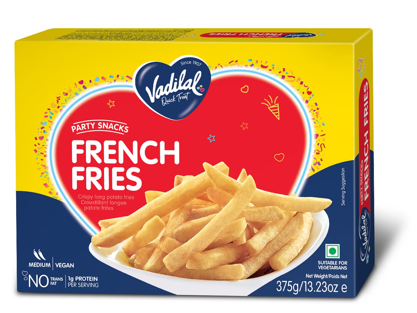 Vadilal French Fries (375g  13.23Oz)