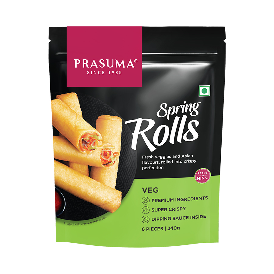 Prasuma Signature Veg Spring Rolls (6pcs 270g)