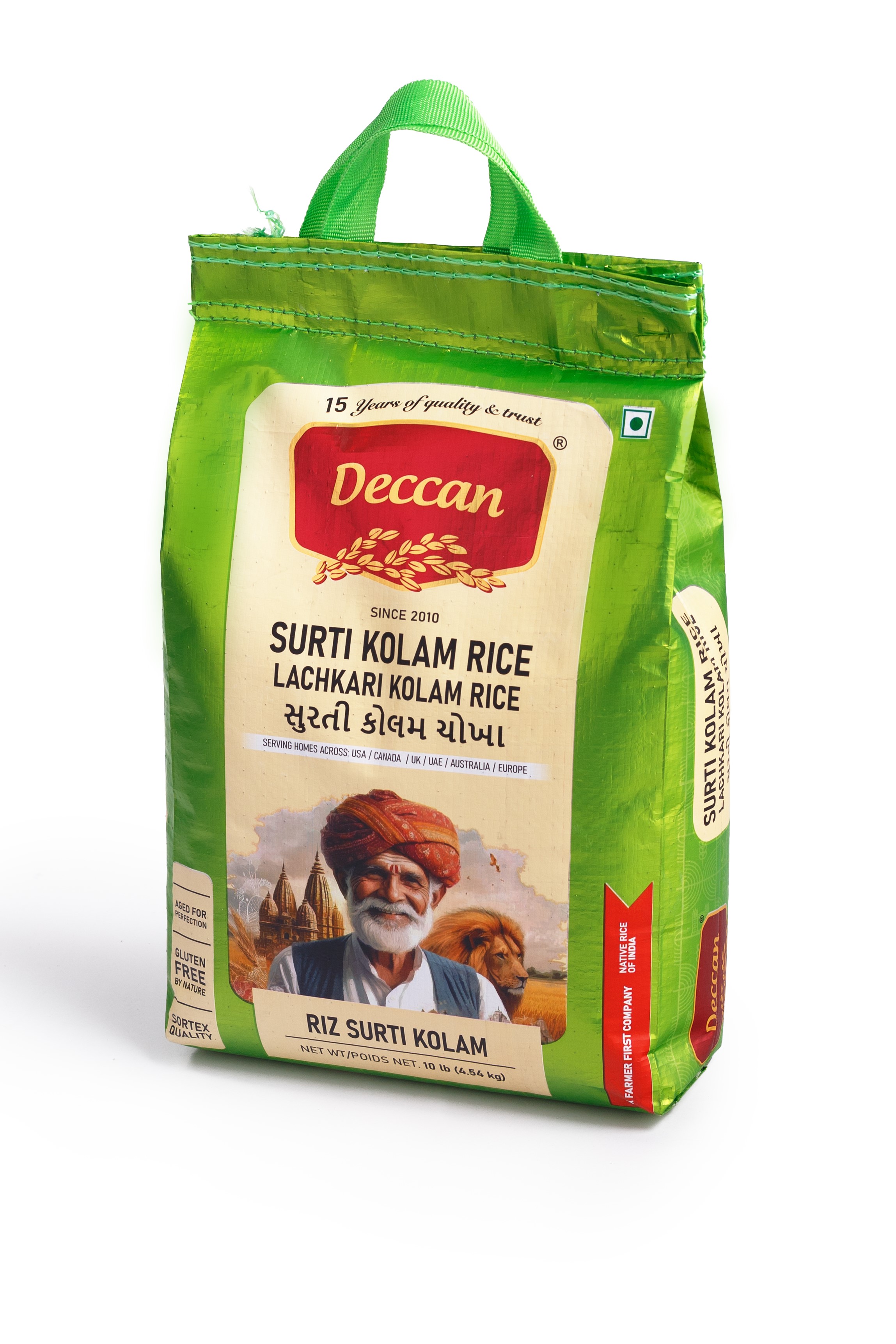 Deccan Surti Kolam Rice (4.54Kg 10Lb)