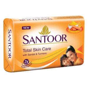 Santoor Sandal and Turmeric Soap (100g)