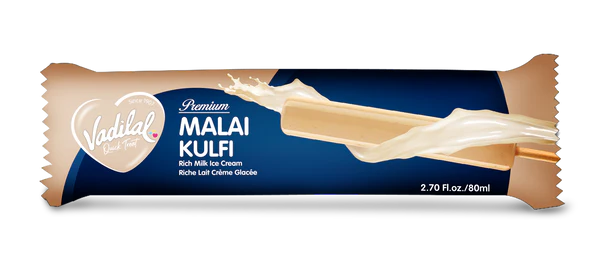 Vadilal Malai Kulfi Stick (80ml  2.70Oz)