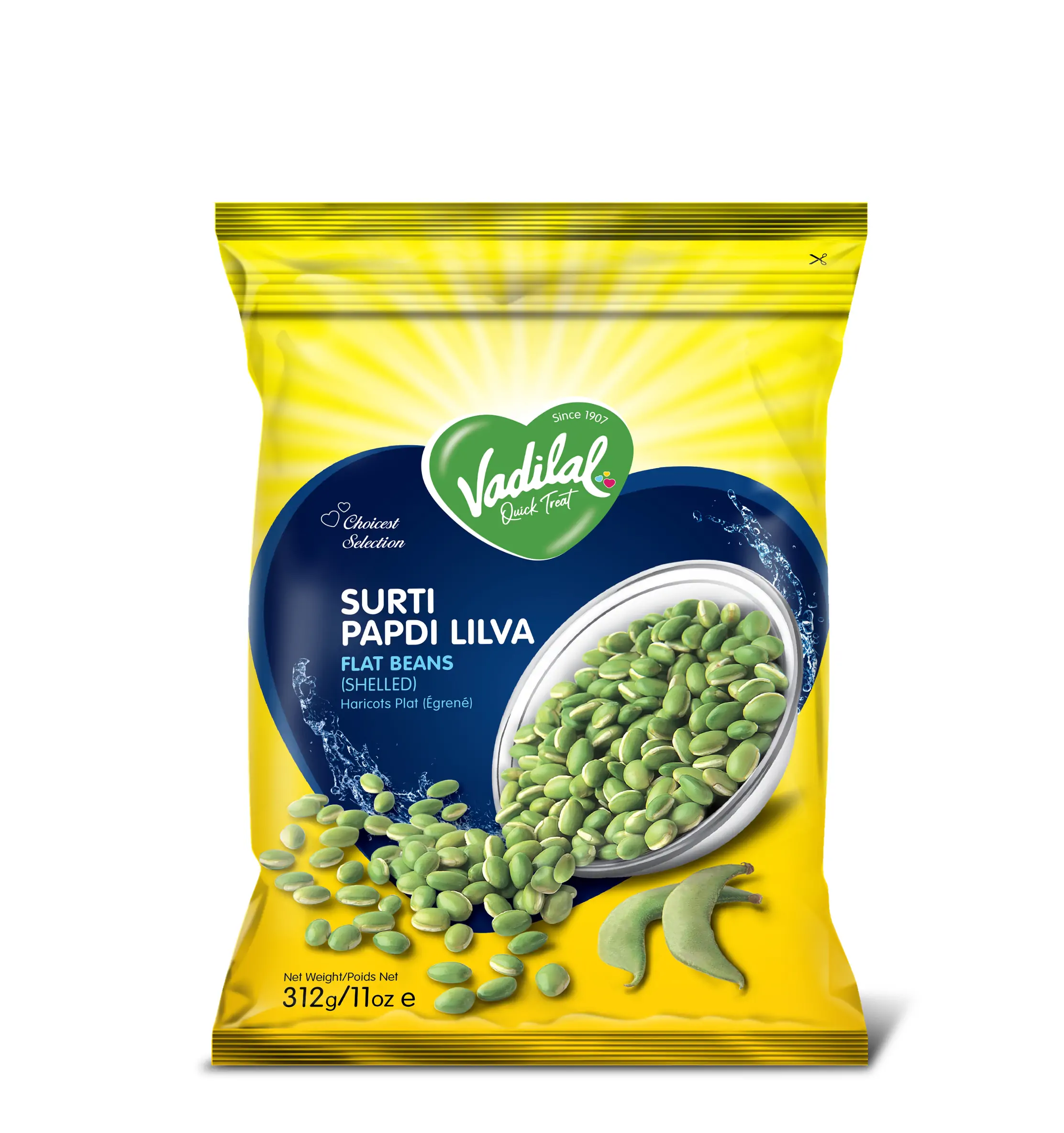 Vadilal Surti Papdi Lilva (312g  11Oz)