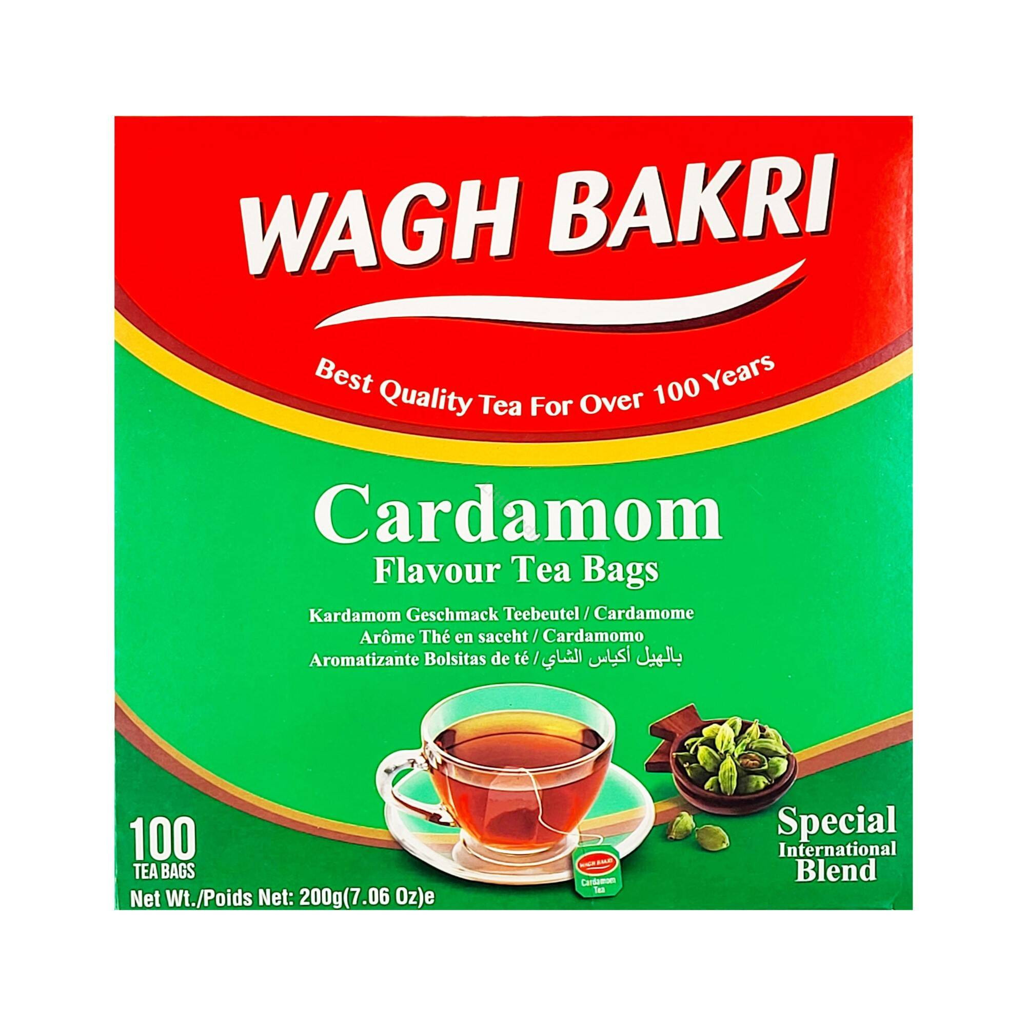 Wagh Bakri Cardamom Tea Bags - 100 bags (200g 7oz)