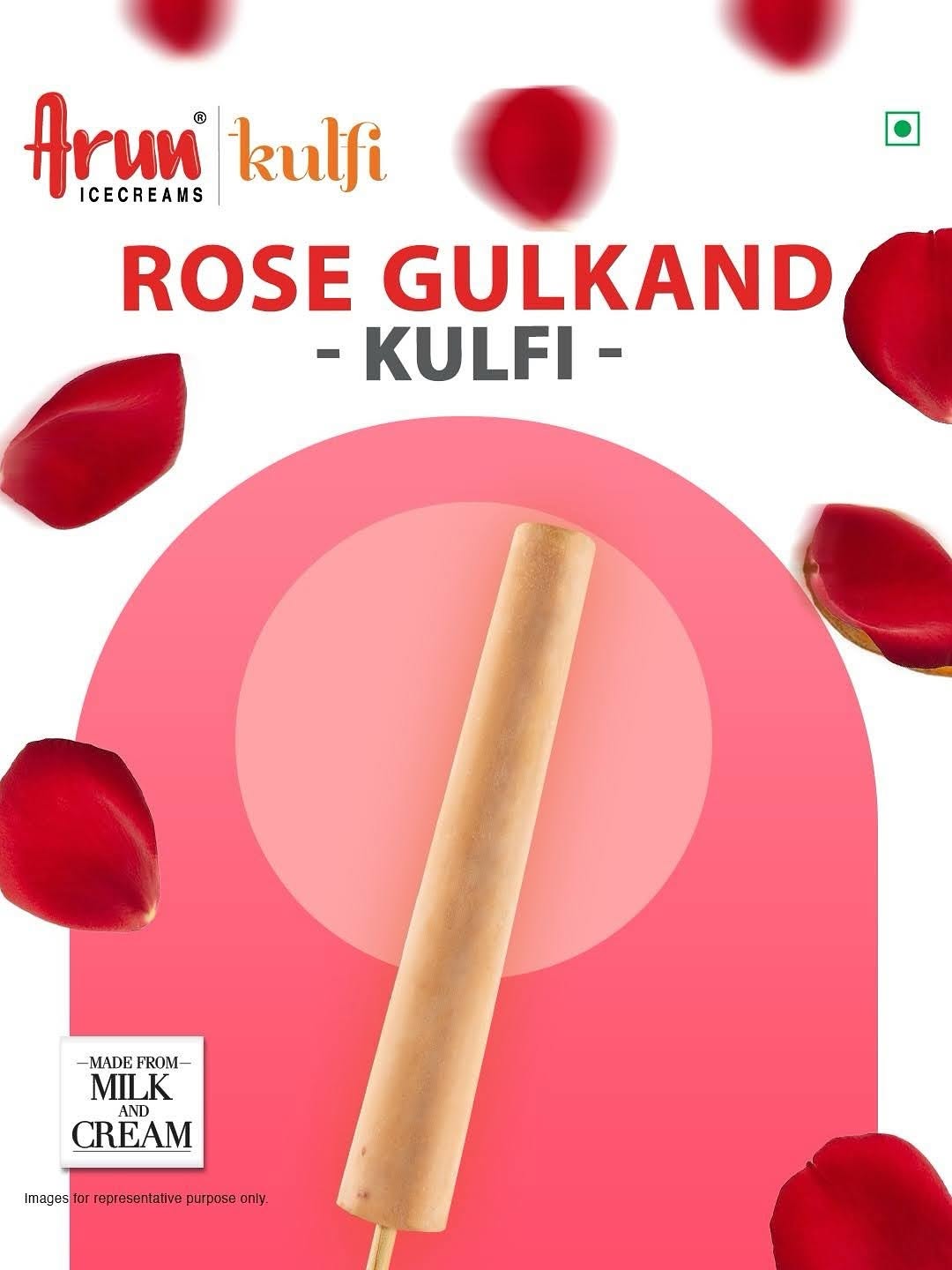 Arun Rose Gulkand Kulfi (55ml)
