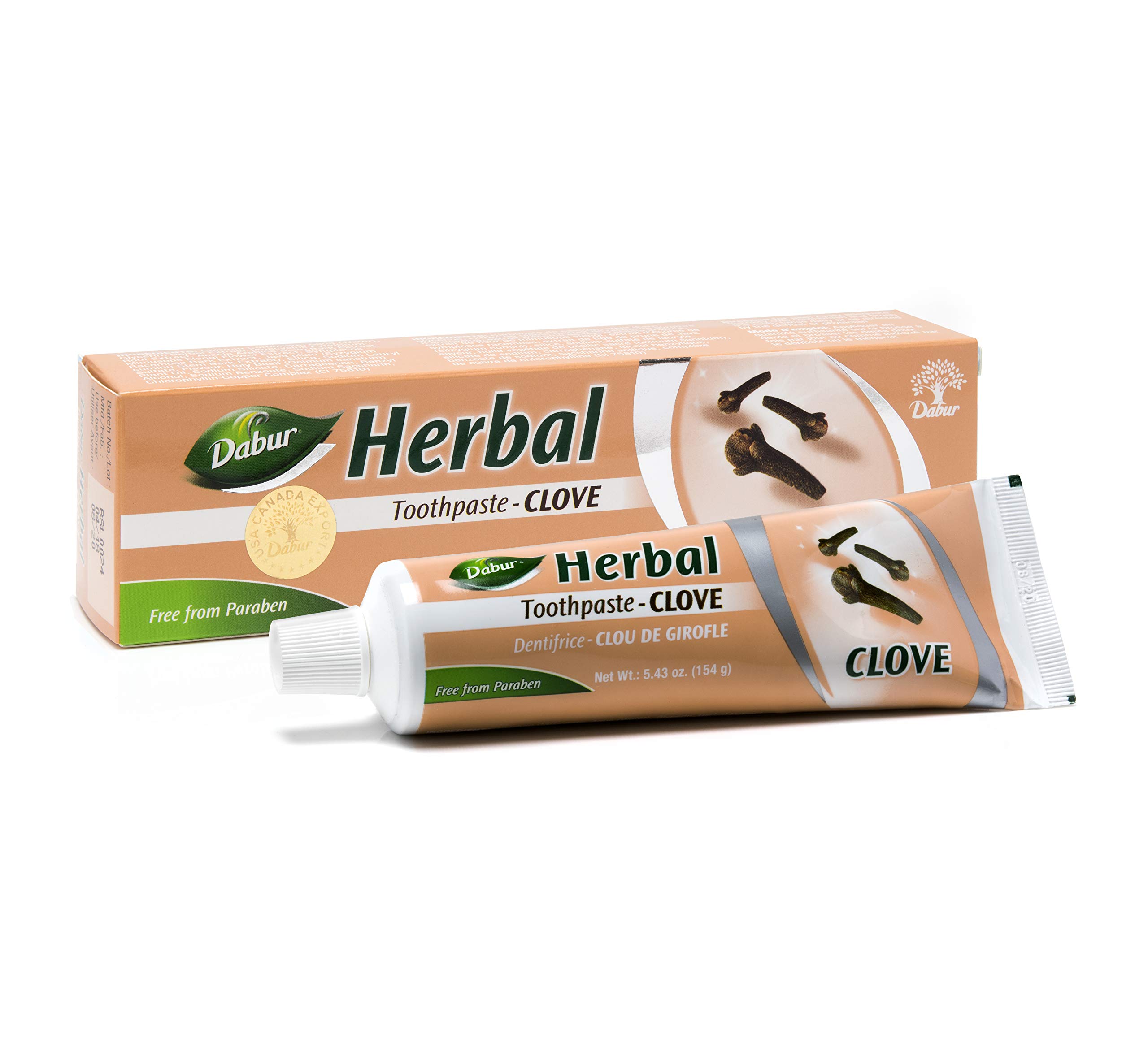 Dabur Herbal Clove Tooth Paste (154g  5.43Oz)