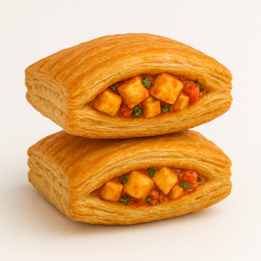 Fresh Paneer Masala Puff (1 Piece)