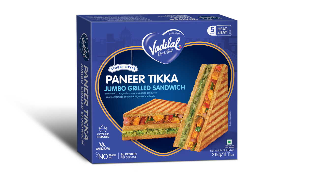 Vadilal Paneer Tikka Grilled Sandwich (315g 11oz)