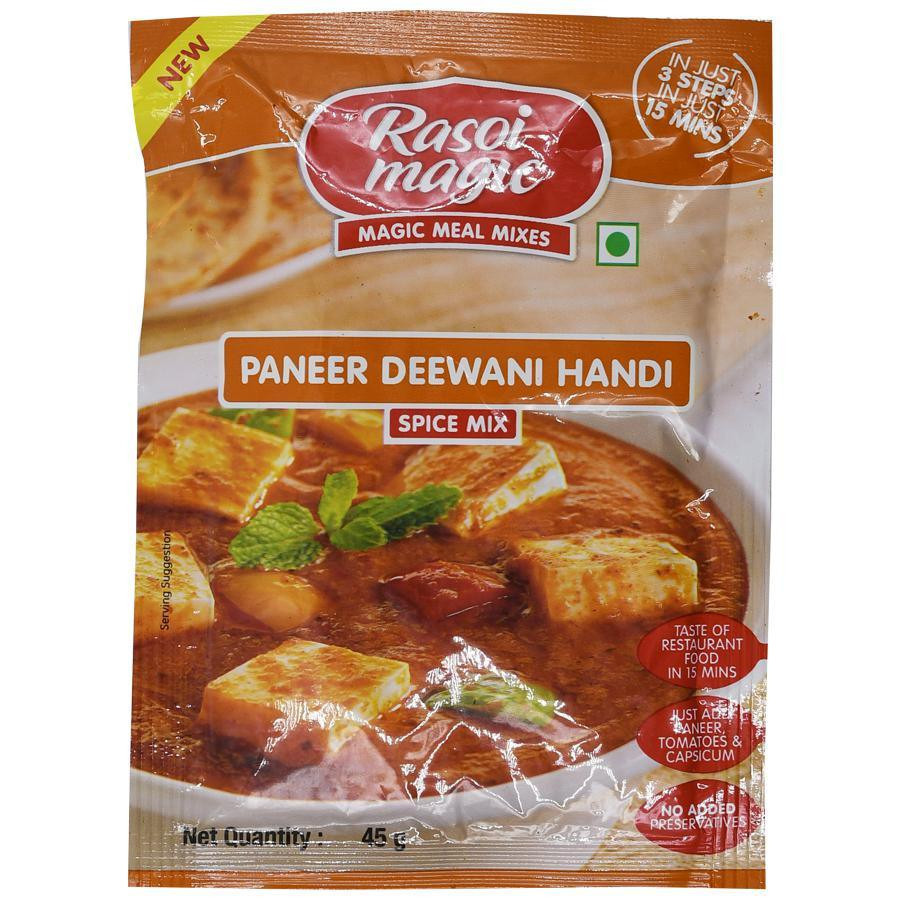 Rasoi Magic Paneer Deewani Handi Masala (50g  1.76Oz)