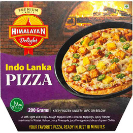 Himalayan Delight Indo Lanka Pizza 7 Inch (160g  5.6oz)
