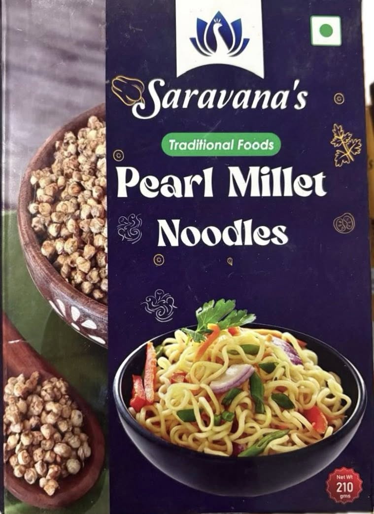 Saravanas Pearl Millet Noodles (210g)