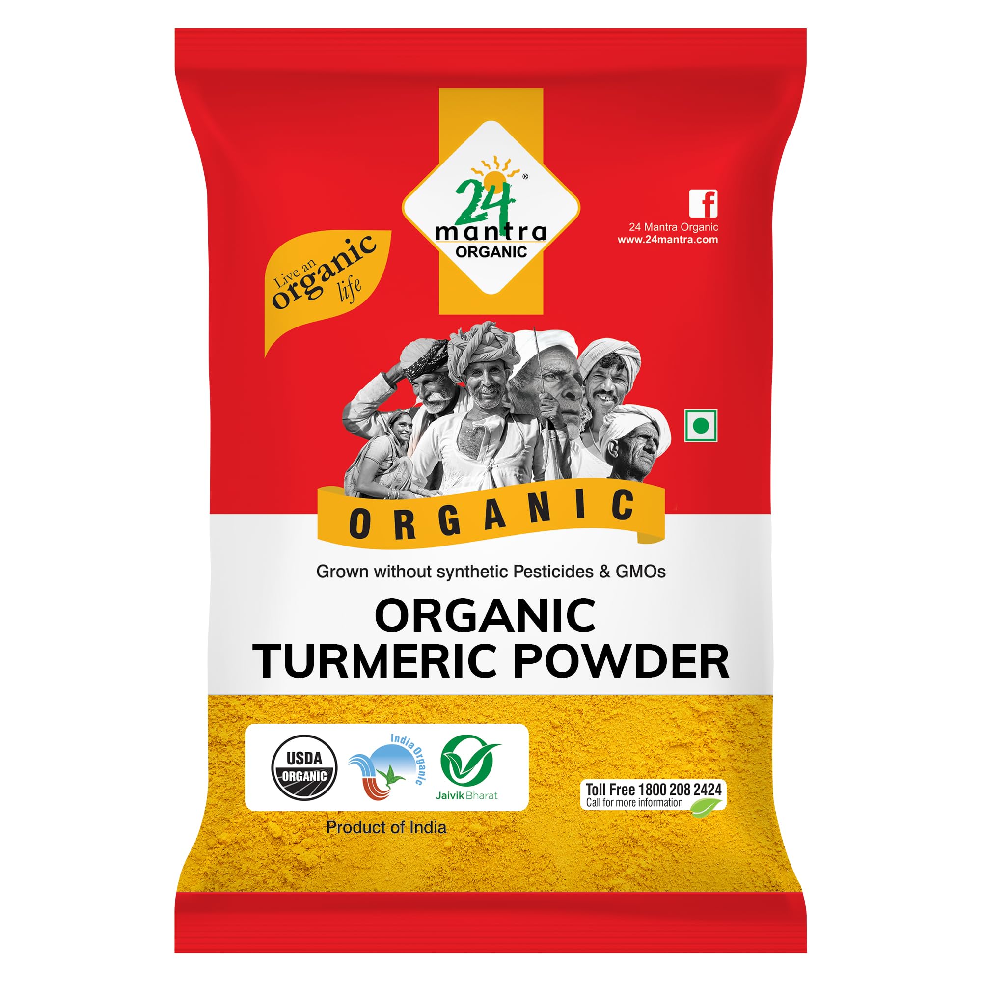 24 Mantra Organic Turmeric Powder