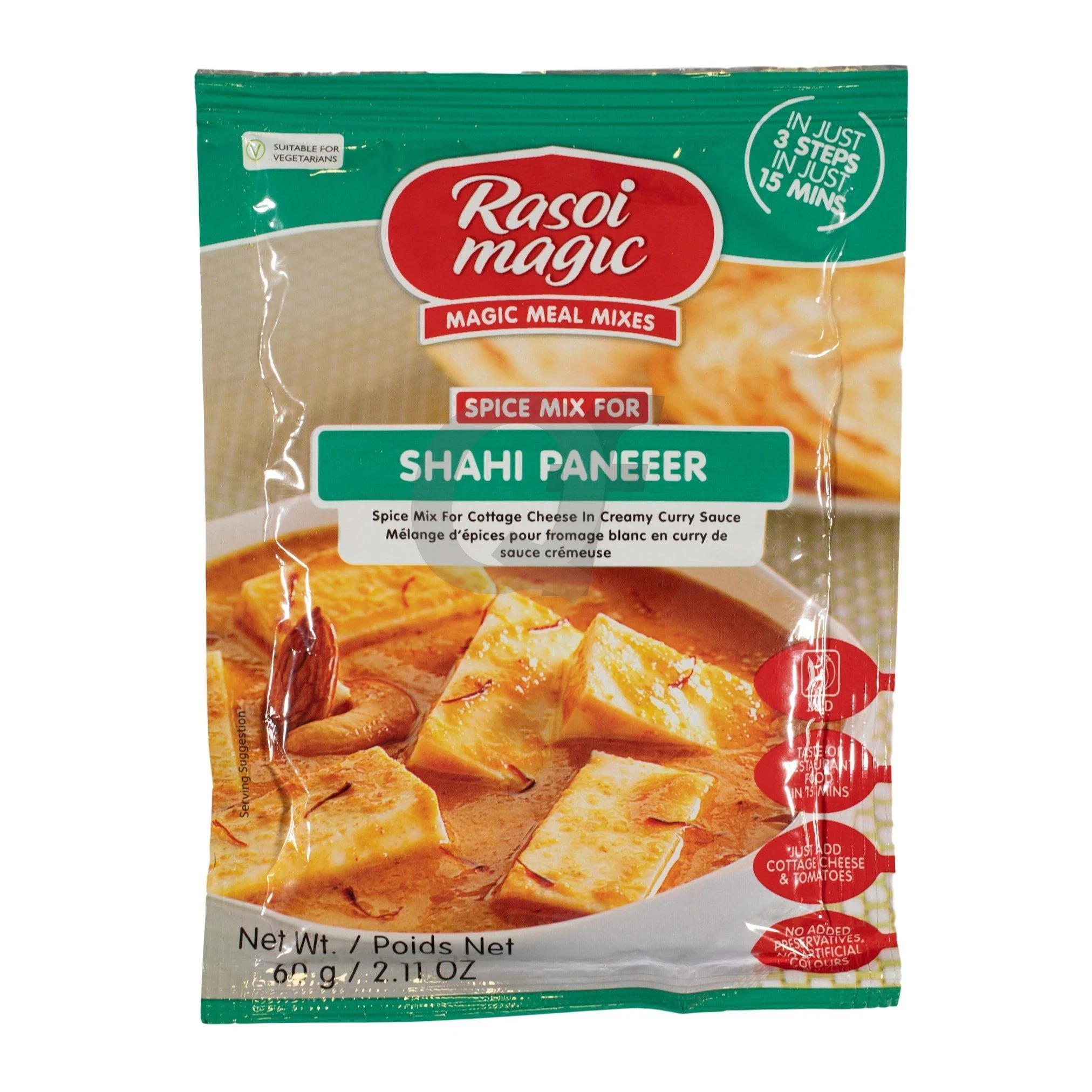 Rasoi Magic Shahi Paneer Masala (60g  2.11Oz)