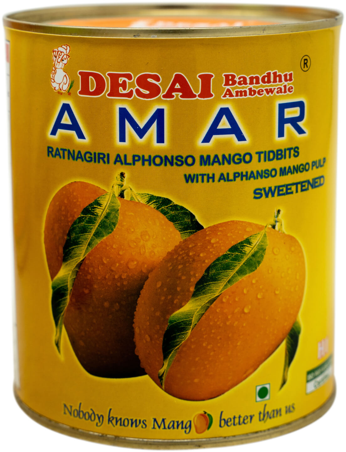Desai Bandhu Alphonso Mango Pulp Sweetened (850g 29.9oz)