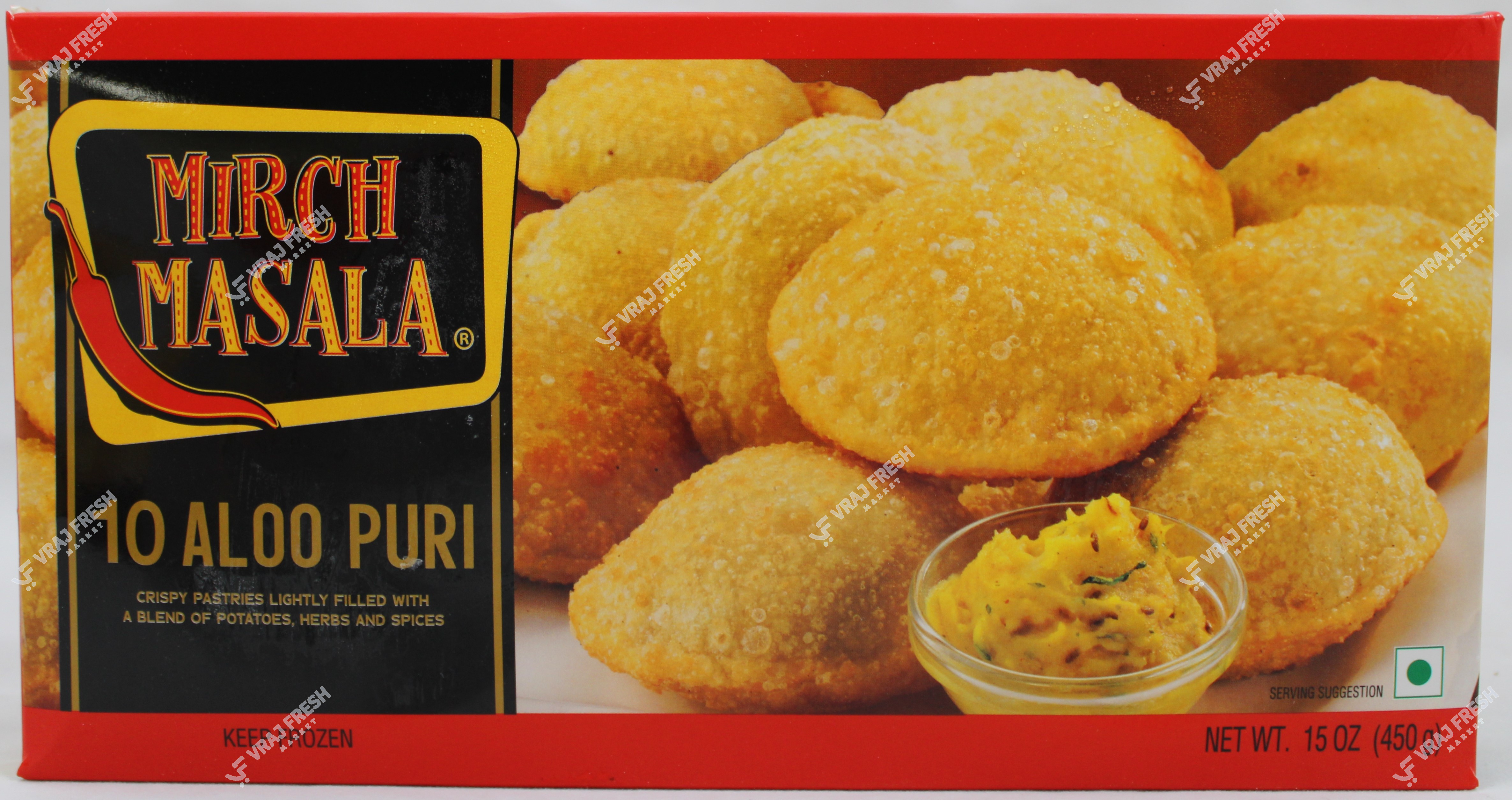 Mirch Masala Aloo Puri  10 Pieces (450g  15Oz)