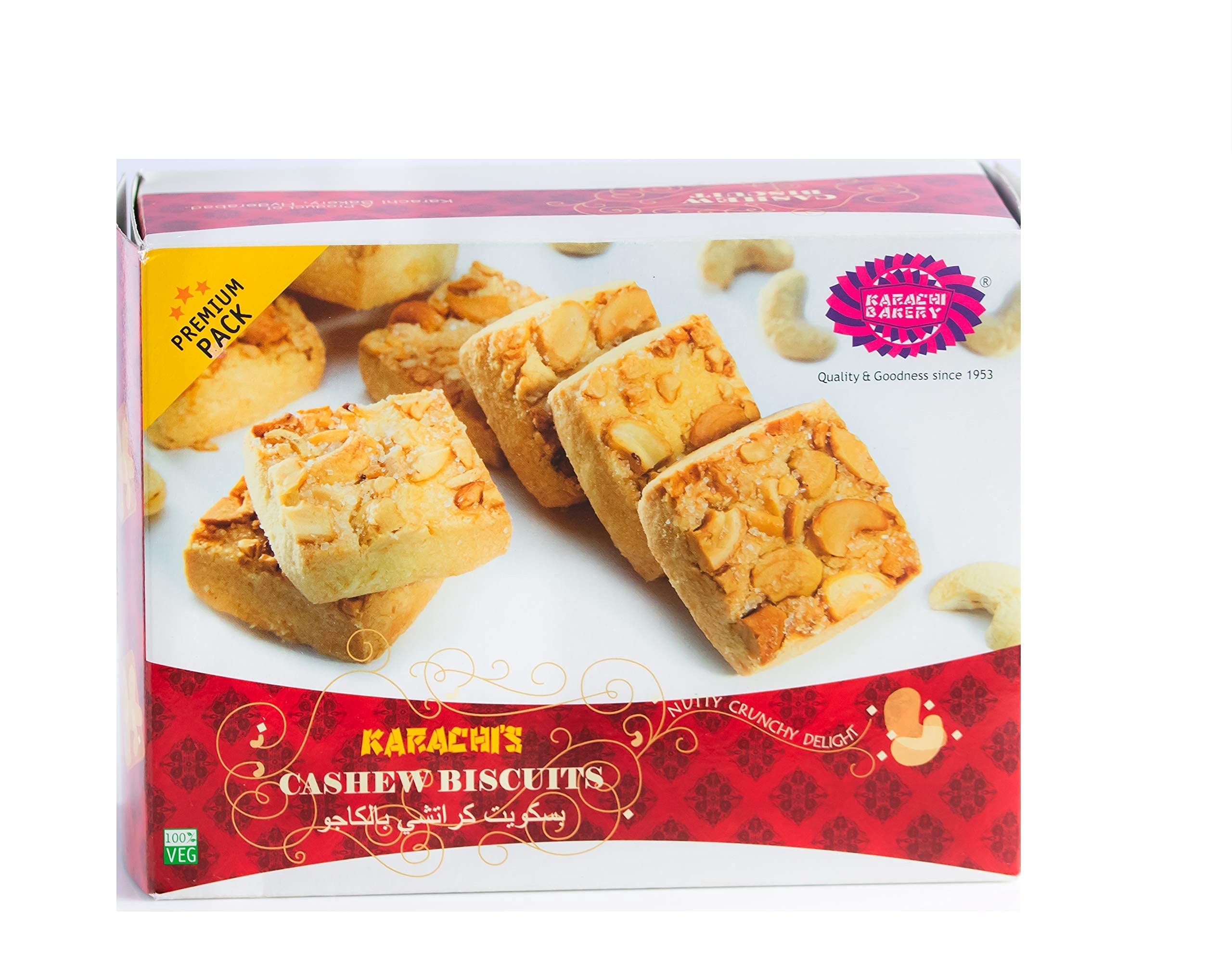 Karachi Bakery Cashew Biscuits (400g  14.10Oz)