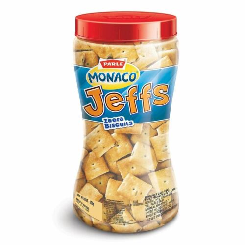 Parle Monaco Jeffs Zeera Biscuits (200g  7.05Oz)