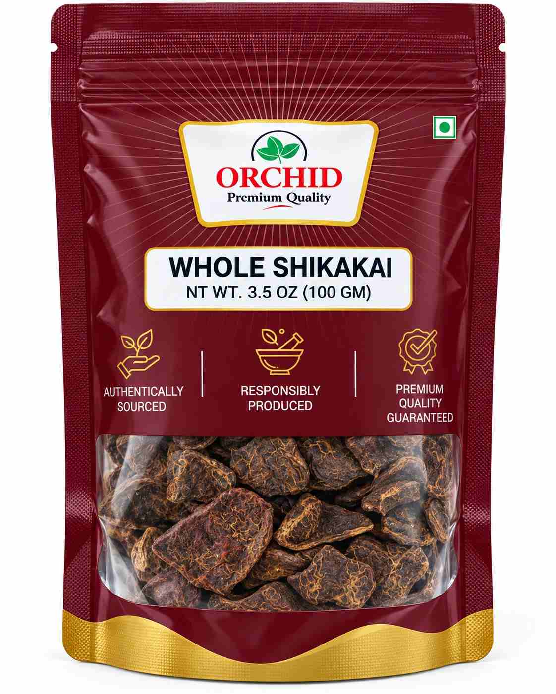 Orchid Whole Shikakai (100g 3.5oz)