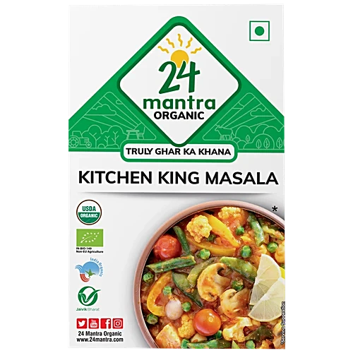 24 Mantra Organic Kitchen King Masala (100g 3.5oz)