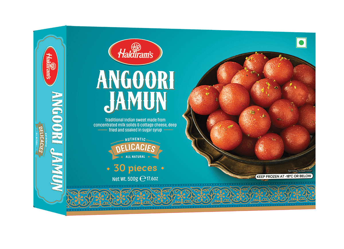 Haldiram Angoori Jamun  30 Pcs (500g  17.6Oz)
