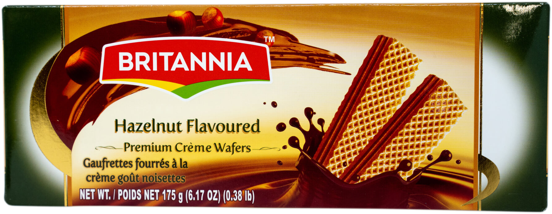 Britannia Hazelnut Creme Wafers (175g  6.17Oz)