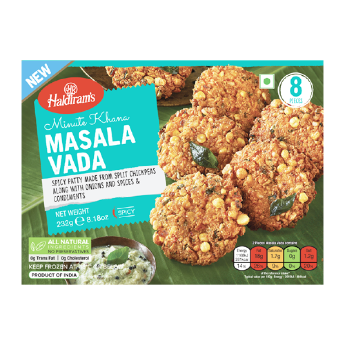 Haldirams Masala Vada (232g  8.18Oz)
