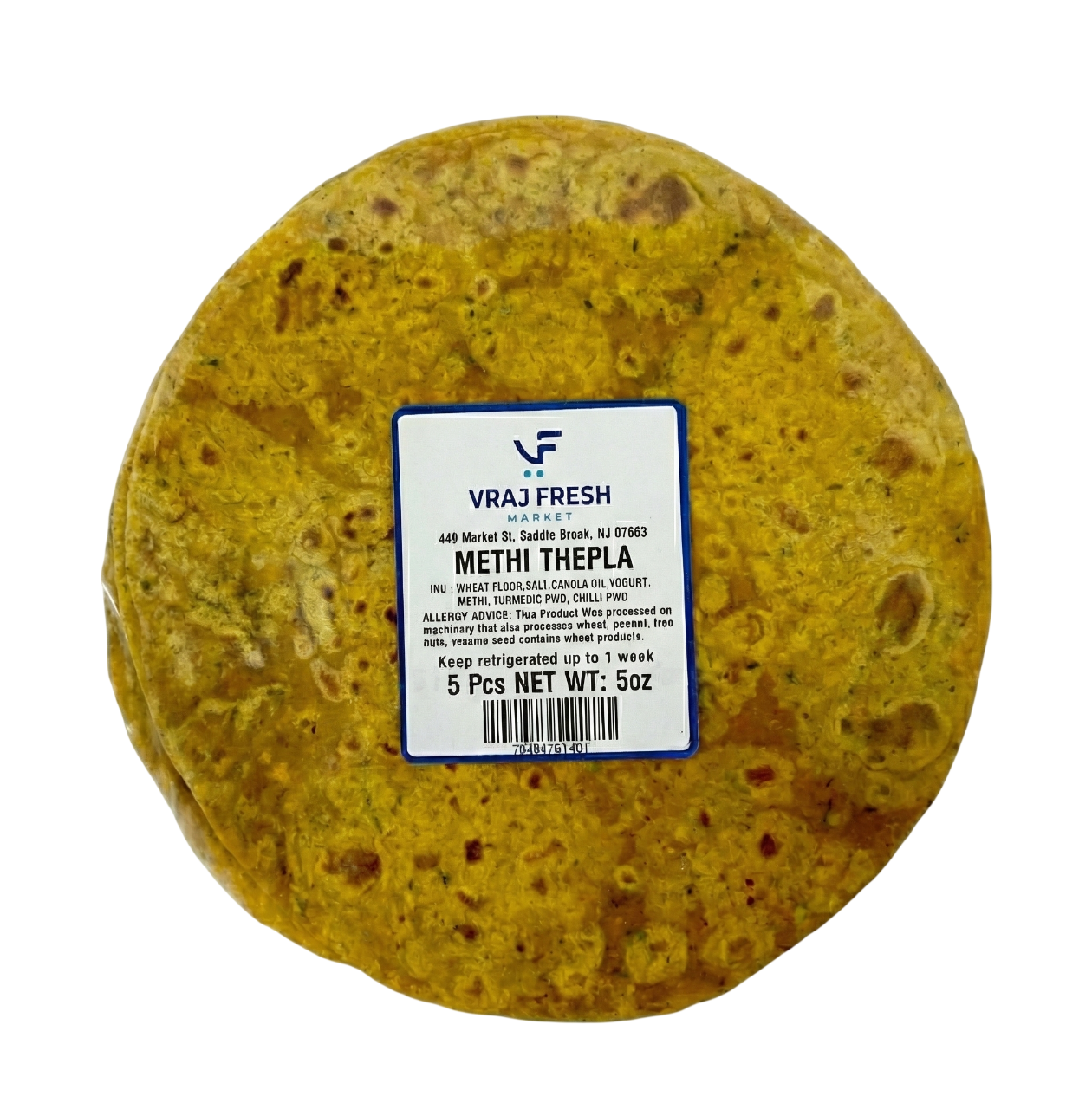 Fresh Methi Thepla