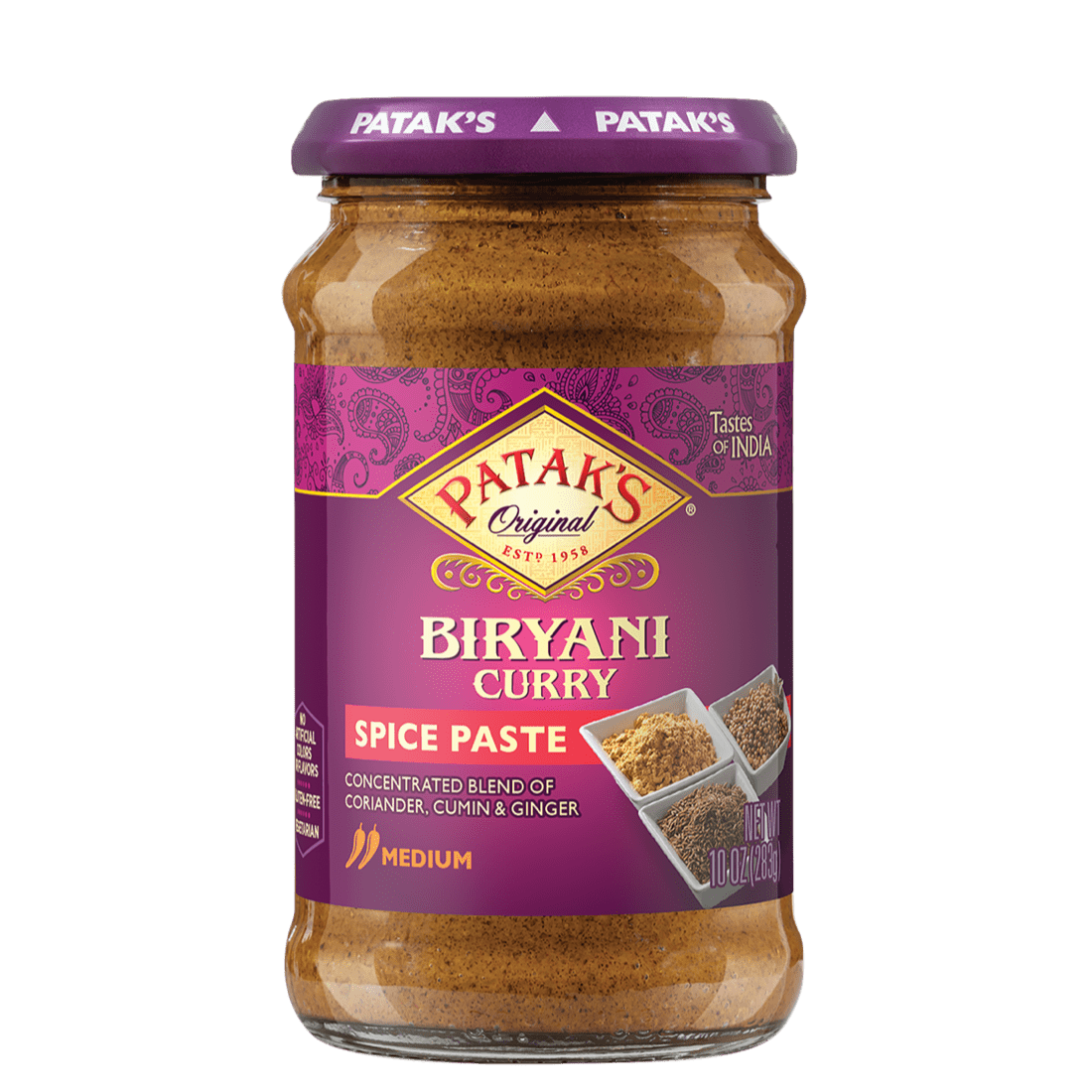 Patak Biryani Curry Spice Paste (283g  10oz)