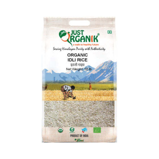 Just Organik Organic Idli Rice (1.82kg 4Lb)