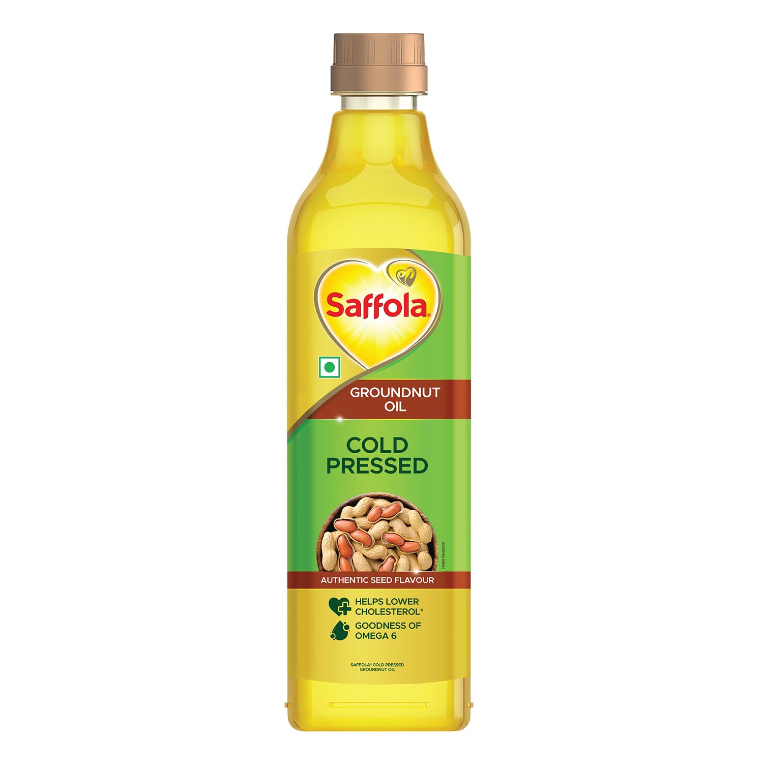 Saffola Cold Pressed Groundnut Oil (1L)