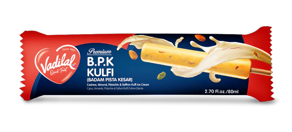 Vadilal BPK Kulfi Stick (6 in 1 Family Pack) (480 ml  16.2 fl oz)