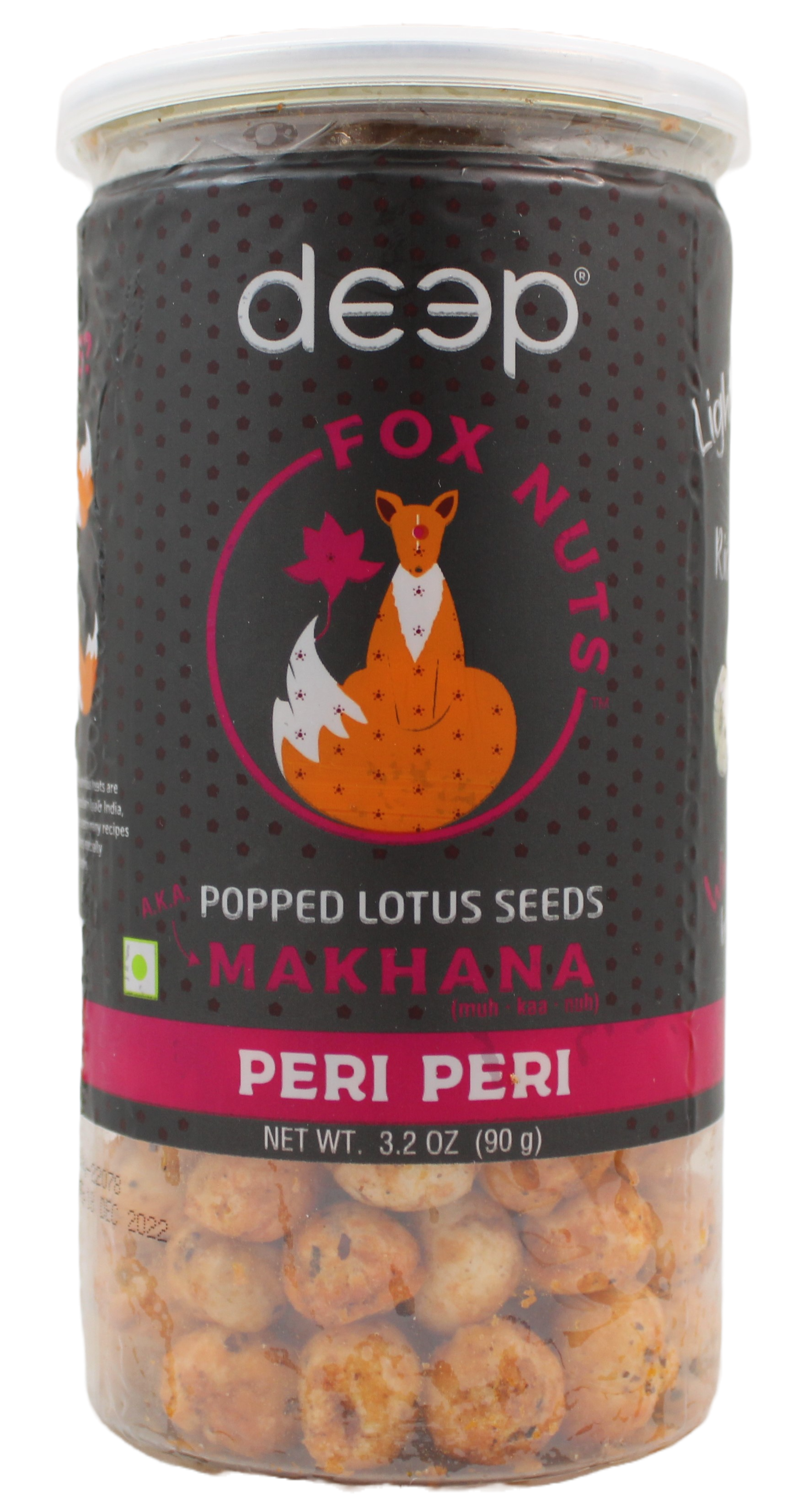 Deep Makhana Peri Peri (90g  3.2Oz)