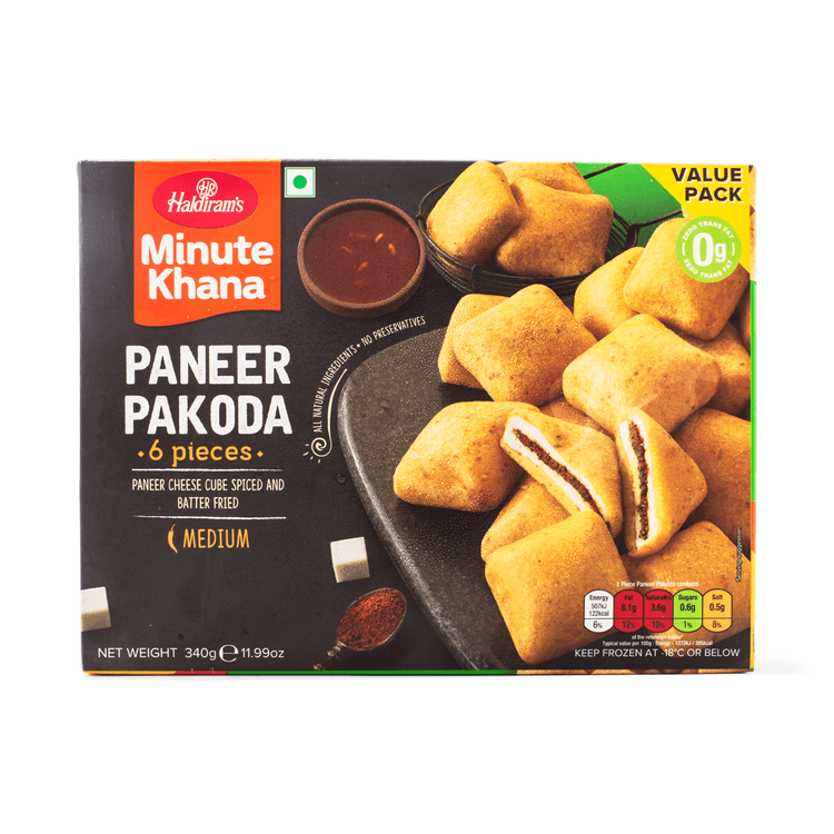 Haldiram's Paneer Pakoda  6 pcs (340g  11.99Oz)