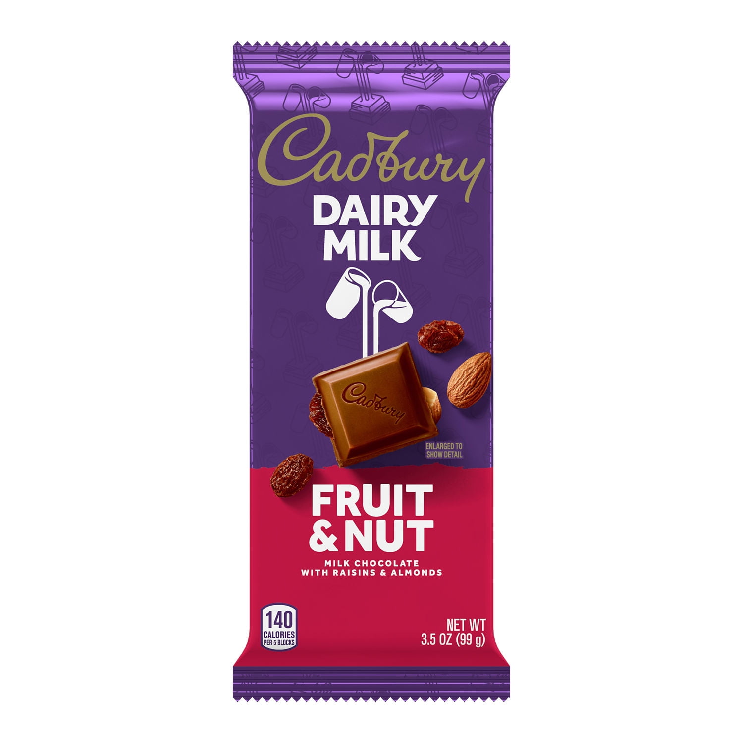 Cadbury Dairy Milk Fruit & Nut (99g  3.5oz)