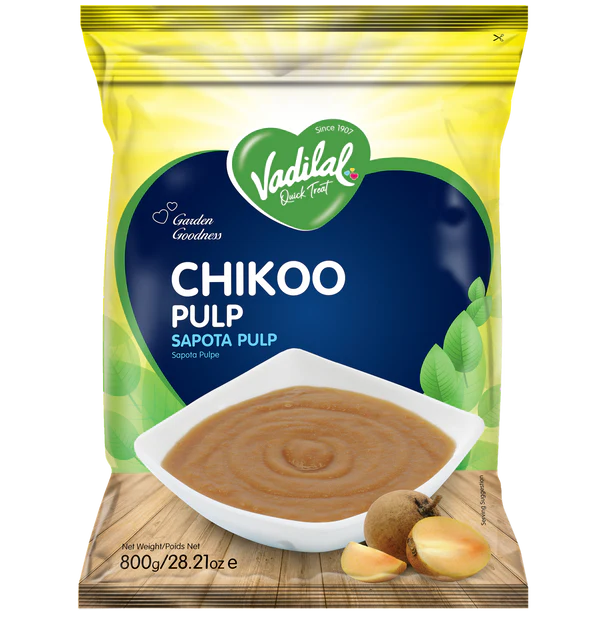 Vadilal Chikoo Pulp (800g 28oz)