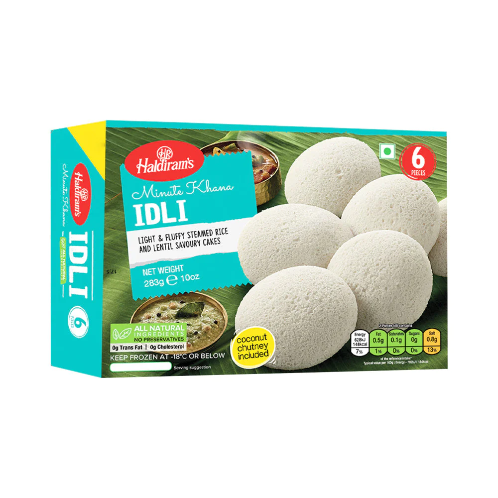 Haldirams Idli  6 pcs (283g  10Oz)