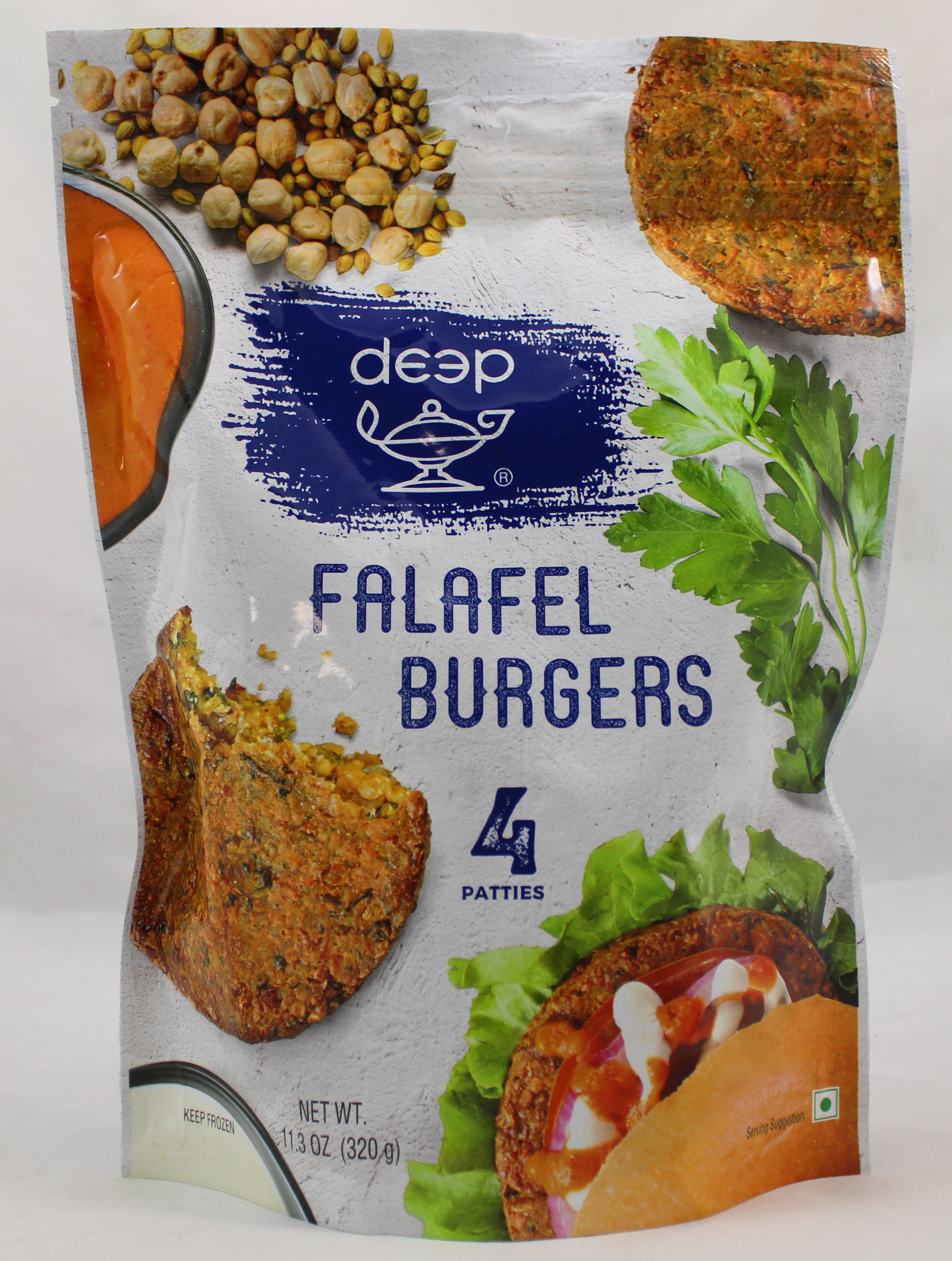 Deep Falafel Burgers  4 pcs (320g  11.3Oz)